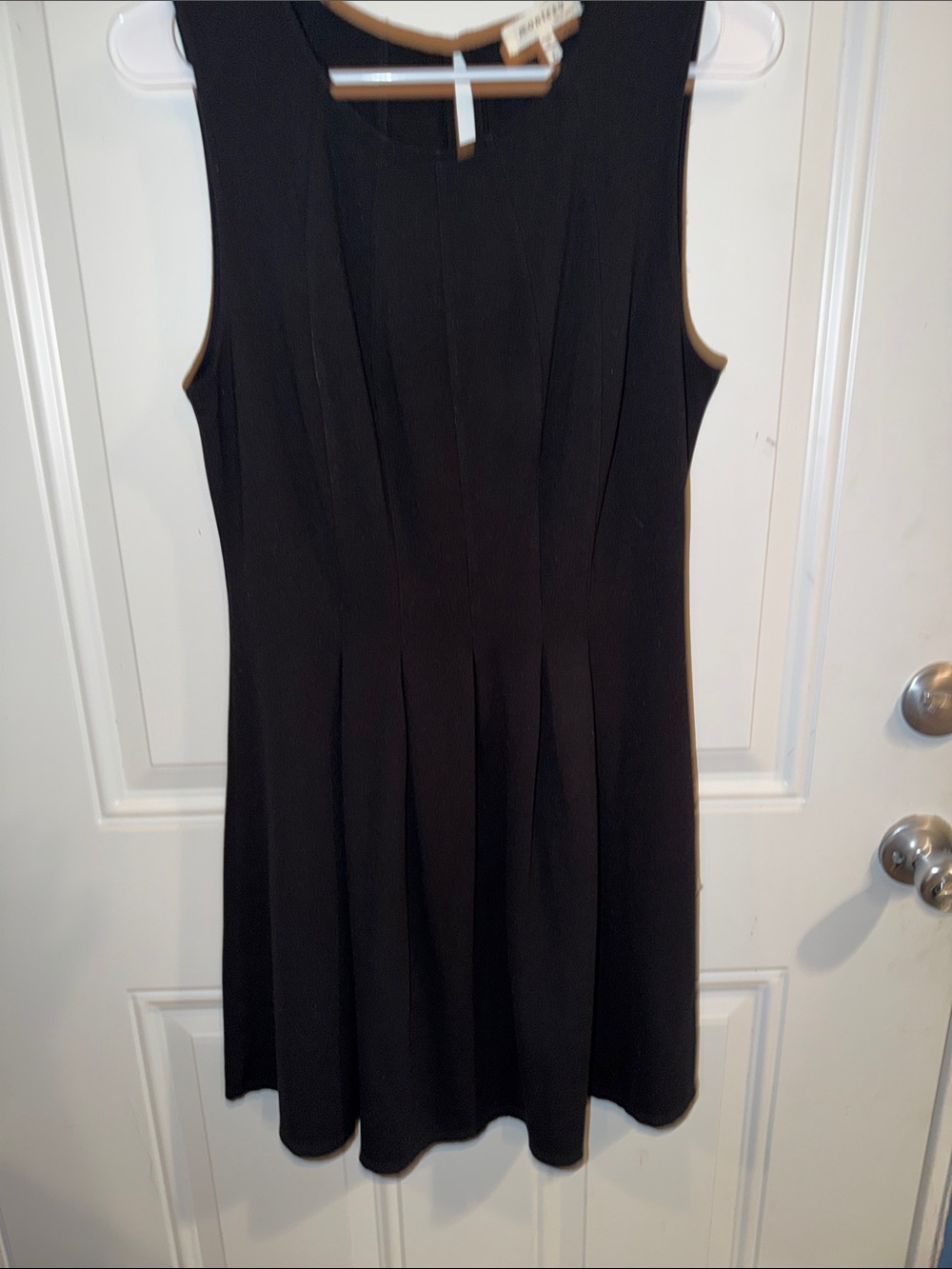 Classic Black Sleeveless A-Line Dress